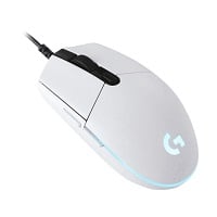 Logitech Mouse gaming G203 blanco 6 botones programables